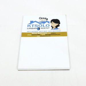 Notepads<br>4.25"x5.5"<br>70# Text<br>5-7 days