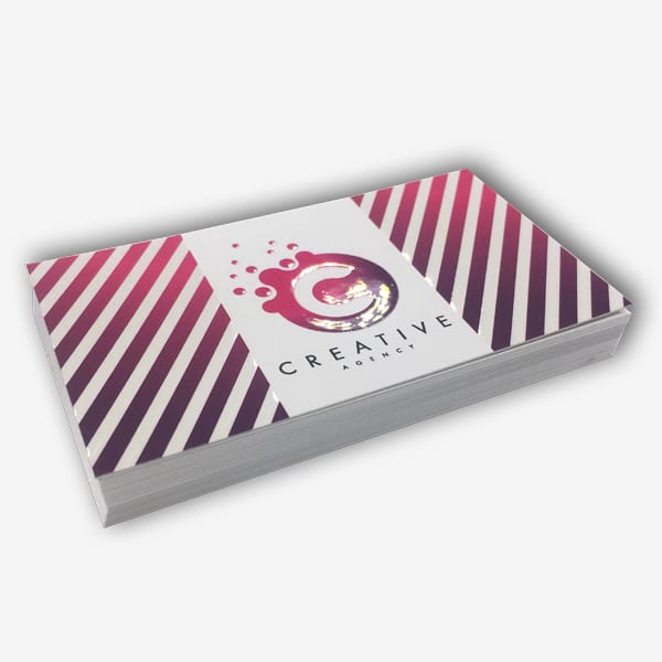 Business Cards<br>Suede Cards w/ Raised Spot UV<br>18pt Thickness<br>5-7 days
