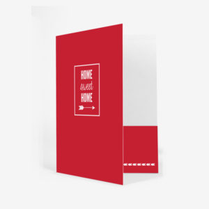 Presentation Folder<br>5.25"x10.5"<br>14pt UV Coated Cover<br>4-6 days