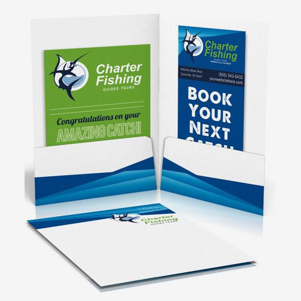 Presentation Folder<br>6"x9"<br>14pt UV Coated Cover<br>4-6 days