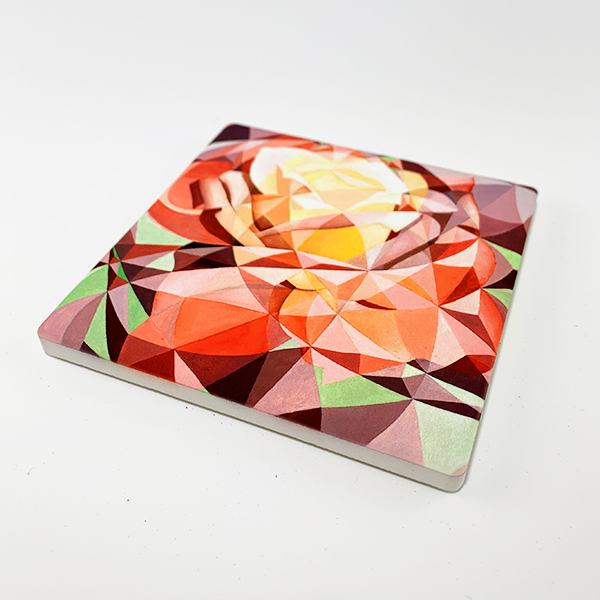 Holiday Ceramic Coasters<br>Full Color<br>Cork Backing<br>5-7 days